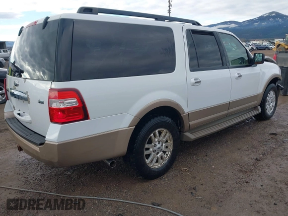 2013 Ford Expedition Max XLT with VIN 1FMJK1J5XDEF01660, listed as a IAAI auction lot 41895347 with 145,632 mi miles and . Bid and sale history available at DreamBid. Image 4.