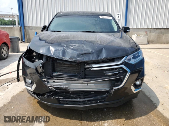 2019 Chevrolet Traverse LT Cloth with VIN 1GNERGKW7KJ161097, listed as a Copart auction lot 59215945 with 117,974 mi miles and Salvage title. Bid and sale history available at DreamBid. Image 5.