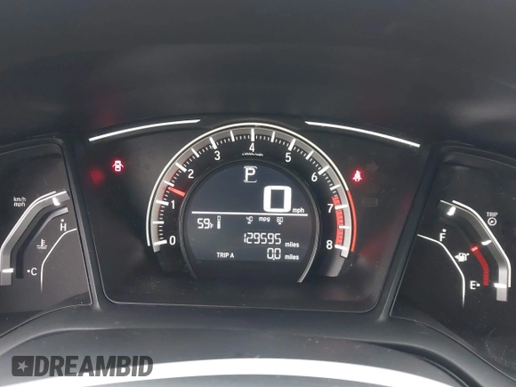 2017 Honda Civic LX z VIN 19XFC2F53HE023730, wystawiony jako IAAI lot #41885003 z przebiegiem 129 595 mil mil oraz . Historia ofert i sprzedaży dostępna na DreamBid. Obrazek 7.