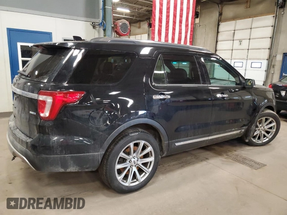 2016 Ford Explorer Limited with VIN 1FM5K8F81GGA11517, listed as a Copart auction lot 50257305 with 93,255 mi miles and Salvage Title. Bid and sale history available at carsss.com. Image 3.
