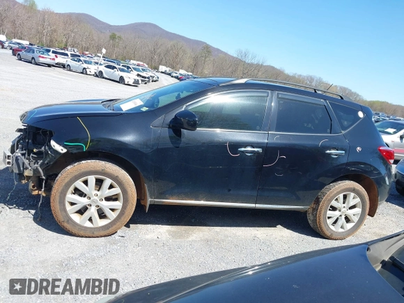 2014 Nissan Murano S with VIN JN8AZ1MW2EW510180, listed as a IAAI auction lot 41930346 with 155,754 mi miles and . Bid and sale history available at DreamBid. Image 14.