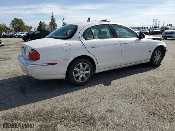 2004 Jaguar S-Type with VIN SAJEA01T34FN01609, listed as a Copart auction lot 45596495 with NaN miles and Salvage Title. Bid and sale history available at carsss.com. Image 3.