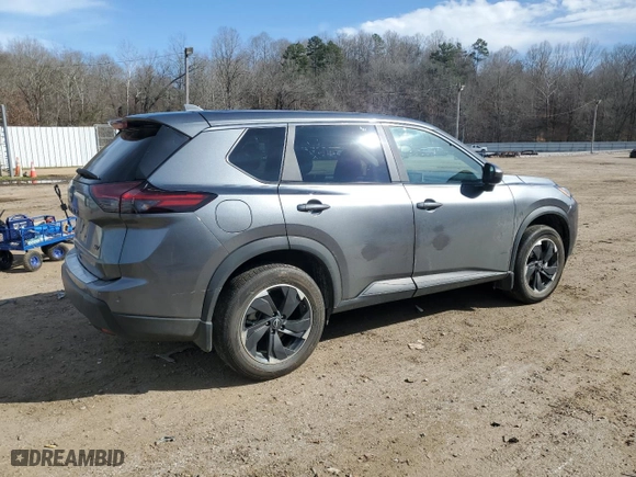 2024 Nissan Rogue SV with VIN 5N1BT3BA9RC673447, listed as a Copart auction lot 46068135 with 12,039 mi miles and Salvage Title. Bid and sale history available at carsss.com. Image 3.