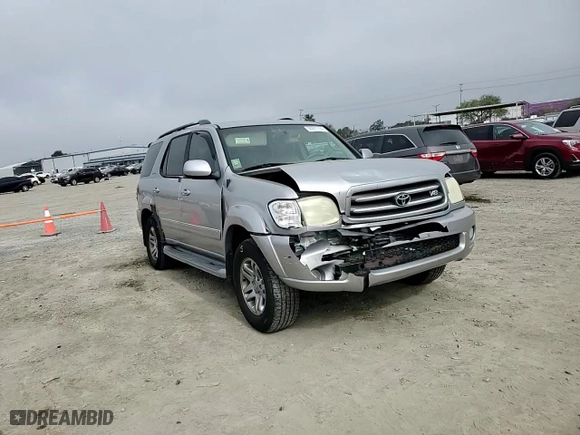 2004 Toyota Sequoia Limited with VIN 5TDZT38AX4S221993, listed as a Copart auction lot 50281755 with 185,007 mi miles and Salvage Title. Bid and sale history available at carsss.com. Image 12.