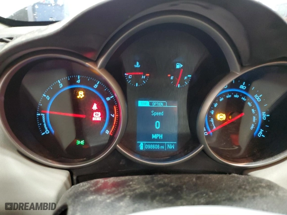 2014 Chevrolet Cruze LS with VIN 1G1PB5SGXE7283935, listed as a Copart auction lot 48990435 with 98,686 mi miles and Salvage Title. Bid and sale history available at carsss.com. Image 9.