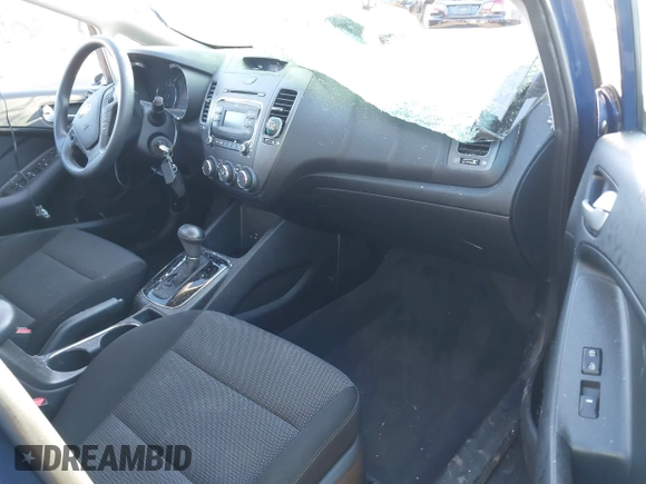 2017 Kia Forte LX with VIN 3KPFK4A76HE161141, listed as a IAAI auction lot 41856798 with 50,584 mi miles. Bid and sale history available at carsss.com. Image 5.