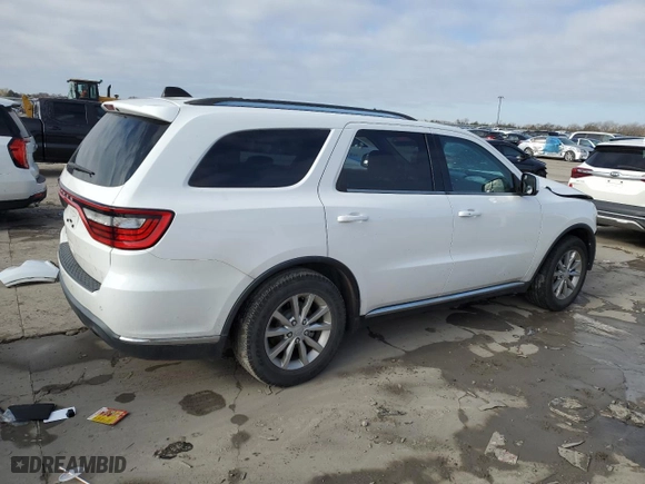 2018 Dodge Durango SXT with VIN 1C4RDHAG2JC290408, listed as a Copart auction lot 85084884 with 105,794 mi miles and Salvage Title. Bid and sale history available at carsss.com. Image 3.