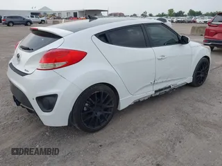 2013 Hyundai Veloster Turbo with VIN KMHTC6AE5DU104074, listed as a IAAI auction lot 42225574 with 172,836 mi miles and . Bid and sale history available at DreamBid. Image 4.
