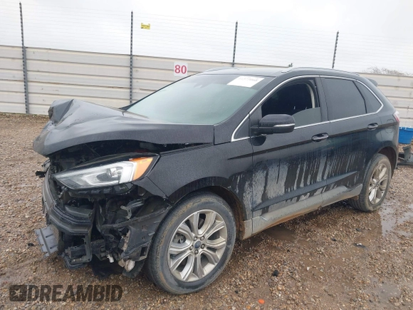 2020 Ford Edge Titanium with VIN 2FMPK4K94LBA71700, listed as a IAAI auction lot 41575068 with 107,303 mi miles. Bid and sale history available at carsss.com. Image 2.