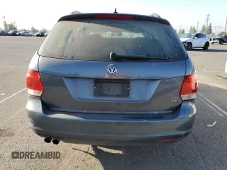 2014 Volkswagen Jetta SportWagen TDI w/Sunroof & Nav with VIN 3VWPL7AJ0EM606308, listed as a Copart auction lot 72995214 with 105,717 mi miles and Salvage Title. Bid and sale history available at carsss.com. Image 6.