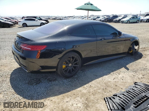 2018 Mercedes-Benz S-Class S 560 with VIN WDDXJ8GB7JA035377, listed as a Copart auction lot 49506415 with 55,535 mi miles and Salvage Title. Bid and sale history available at carsss.com. Image 3.