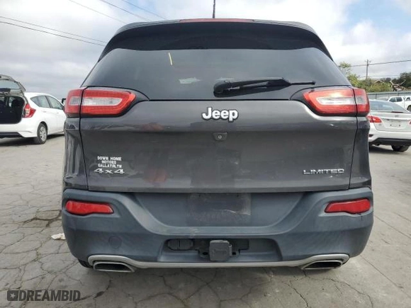 2015 Jeep Cherokee Limited with VIN 1C4PJMDS8FW647296, listed as a Copart auction lot 50398035 with 82,306 mi miles and Clean Title. Bid and sale history available at carsss.com. Image 6.