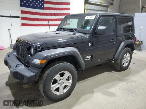 2020 Jeep Wrangler Sport S с VIN 1C4GJXAN0LW208914, выставлен на аукционе Copart как лот 54776855 с пробегом 75 200 миль миль и Списание • Salvage title. История ставок и продаж доступна на DreamBid. Изображение 1.