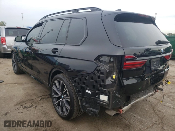 2019 BMW X7 xDrive40i with VIN 5UXCW2C53KL082322, listed as a Copart auction lot 72996354 with 47,032 mi miles and Clean Title. Bid and sale history available at carsss.com. Image 2.