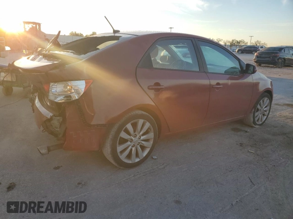 2013 Kia Forte SX with VIN KNAFW4A38D5682169, listed as a Copart auction lot 83183124 with 135,410 mi miles and Salvage Title. Bid and sale history available at carsss.com. Image 3.
