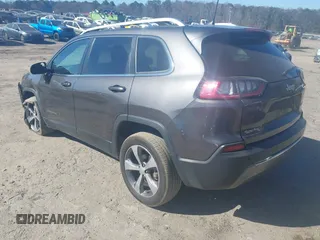 2020 Jeep Cherokee Limited with VIN 1C4PJLDB2LD538348, listed as a IAAI auction lot 41700016 with 155,163 mi miles. Bid and sale history available at carsss.com. Image 3.