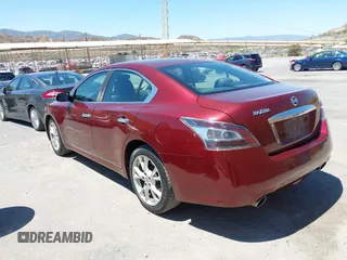 2013 Nissan Maxima S with VIN 1N4AA5AP5DC836150, listed as a IAAI auction lot 42709973 with 215,147 mi miles and . Bid and sale history available at DreamBid. Image 3.