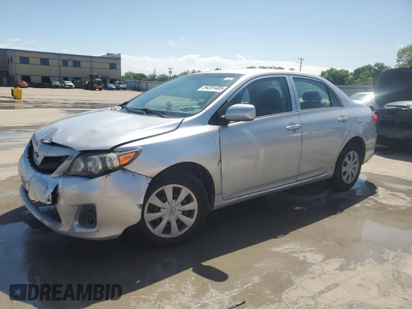 2012 Toyota Corolla L with VIN 5YFBU4EEXCP046888, listed as a Copart auction lot 54391485 with 0 mi miles and Clean Title. Bid and sale history available at carsss.com. Image 1.
