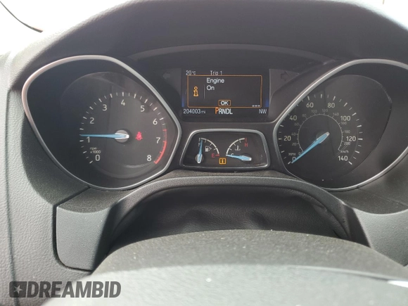 2016 Ford Focus SE with VIN 1FADP3F21GL210452, listed as a Copart auction lot 53812275 with 204,003 mi miles and Salvage Title. Bid and sale history available at carsss.com. Image 9.