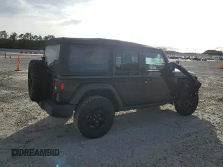 2023 Jeep Wrangler Sport with VIN 1C4HJXDG2PW546208, listed as a Copart auction lot 47779635 with 40,491 mi miles and Salvage Title. Bid and sale history available at DreamBid. Image 3.