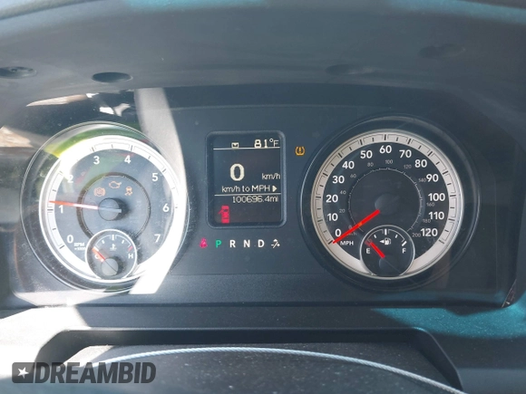 2015 Ram 1500 Tradesman with VIN 1C6RR7KG8FS648142, listed as a IAAI auction lot 41647459 with 100,696 mi miles and . Bid and sale history available at DreamBid. Image 7.