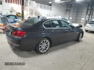 2014 BMW 5 Series 535i xDrive with VIN WBA5B3C55ED539624, listed as a Copart auction lot 86991524 with 105,860 mi miles and Salvage Title. Bid and sale history available at carsss.com. Image 3.