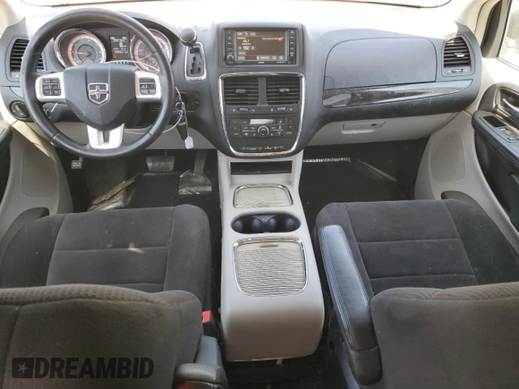 2013 Dodge Grand Caravan Crew with VIN 2C4RDGDG4DR726502, listed as a Copart auction lot 53258075 with 132,903 mi miles and Salvage Title. Bid and sale history available at DreamBid. Image 8.