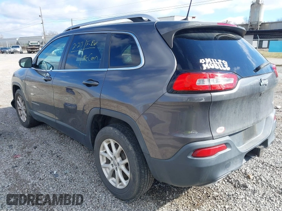 2018 Jeep Cherokee Latitude Plus with VIN 1C4PJLLXXJD606504, listed as a IAAI auction lot 41731085 with 95,569 mi miles. Bid and sale history available at carsss.com. Image 3.