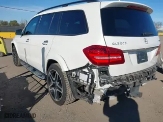 2017 Mercedes-Benz GLS with VIN 4JGDF7DE2HA784150, listed as a IAAI auction lot 41666643 with 88,654 mi miles. Bid and sale history available at carsss.com. Image 3.