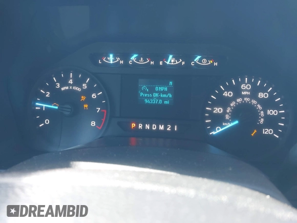 2018 Ford F-150 XL with VIN 1FTMF1EB1JKF31147, listed as a IAAI auction lot 41835268 with 94,337 mi miles. Bid and sale history available at carsss.com. Image 7.