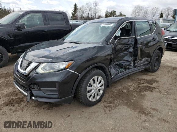 2017 Nissan Rogue S with VIN 5N1AT2MT3HC854529, listed as a Copart auction lot 51653595 with 152,026 mi miles and Salvage Title. Bid and sale history available at carsss.com. Image 1.