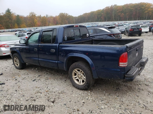 2004 Dodge Dakota Sport with VIN 1D7HL38N54S701533, listed as a Copart auction lot 74415864 with 202,678 mi miles and Clean Title. Bid and sale history available at carsss.com. Image 2.