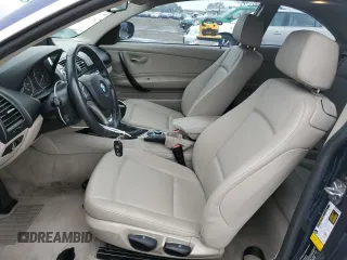 2012 BMW 1 Series 128i with VIN WBAUP7C58CVP23824, listed as a Copart auction lot 85581654 with 81,587 mi miles and Salvage title. Bid and sale history available at DreamBid. Image 7.