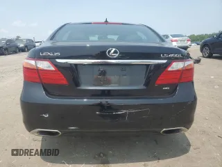 2010 Lexus LS 460 L with VIN JTHDL5EF1A5002894, listed as a Copart auction lot 60102055 with 169,801 mi miles and Salvage title. Bid and sale history available at DreamBid. Image 6.