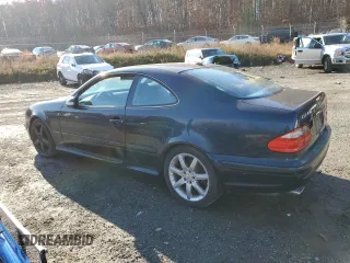 2001 Mercedes-Benz CLK 320/430 with VIN WDBLJ70G21T002279, listed as a Copart auction lot 80878584 with 216,582 mi miles and Salvage Title. Bid and sale history available at DreamBid. Image 2.