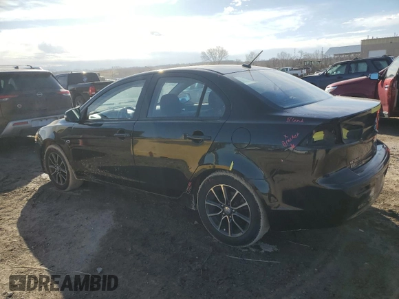 2015 Mitsubishi Lancer SE with VIN JA32V2FW7FU004855, listed as a Copart auction lot 46156835 with 101,011 mi miles and Salvage Title. Bid and sale history available at carsss.com. Image 2.