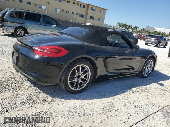 2014 Porsche Boxster z VIN WP0CA2A8XES121365, wystawiony jako Copart lot #49906585 z przebiegiem Nie podano mil oraz Szkoda całkowita • Salvage title. Historia ofert i sprzedaży dostępna na DreamBid. Obrazek 3.