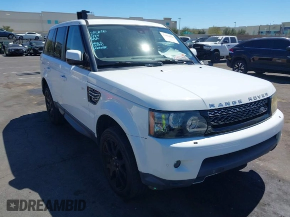 2012 Land Rover Range Rover Sport SC with VIN SALSH2E45CA746055, listed as a IAAI auction lot 41864946 with 101,373 mi miles. Bid and sale history available at carsss.com. Image 1.