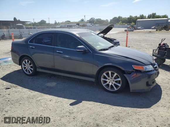 2007 Acura TSX Navi with VIN JH4CL96927C011121, listed as a Copart auction lot 59056935 with 193,982 mi miles and Salvage title. Bid and sale history available at DreamBid. Image 4.