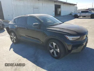2023 Volvo C40 Recharge Pure Electric Plus with VIN YV4ED3GL3P2030651, listed as a Copart auction lot 89013105 with 0 mi miles and Salvage Title. Bid and sale history available at carsss.com. Image 4.