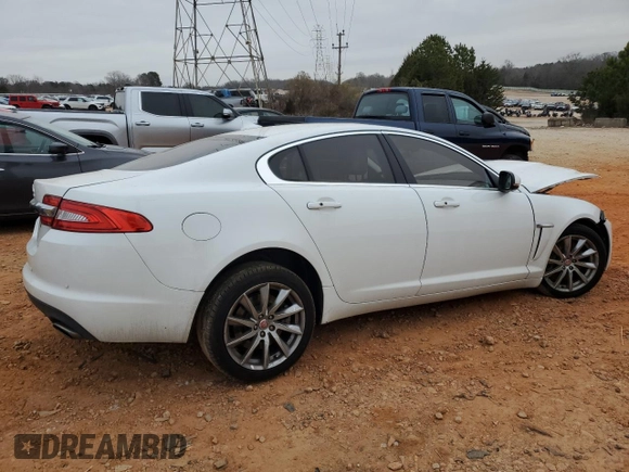 2015 Jaguar XF I4 T Premium with VIN SAJWA0FS0FPU48322, listed as a Copart auction lot 43970895 with 96,155 mi miles and Salvage Title. Bid and sale history available at carsss.com. Image 3.