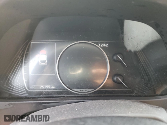 2020 Lexus UX with VIN JTHP9JBH5L2032737, listed as a Copart auction lot 40779073 with 25,199 mi miles. Bid and sale history available at carsss.com. Image 9.