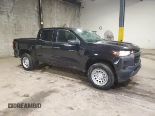 2023 Chevrolet Colorado 2WD Work Truck with VIN 1GCGSBECXP1176131, listed as a Copart auction lot 65121875 with 21,608 mi miles and Clean title. Bid and sale history available at DreamBid. Image 4.