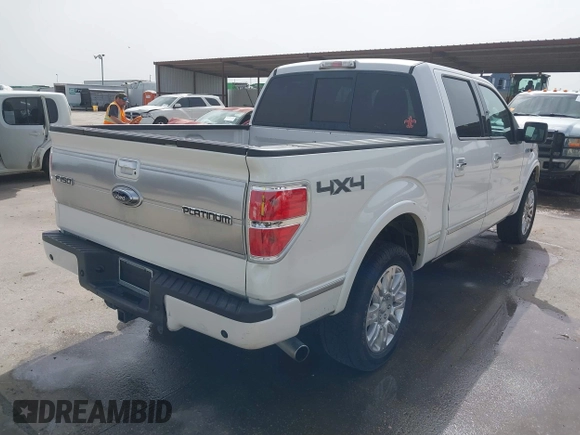 2011 Ford F-150 XLT with VIN 1FTFW1ET4BFD28586, listed as a IAAI auction lot 41740407 with 67,335 mi miles. Bid and sale history available at carsss.com. Image 4.