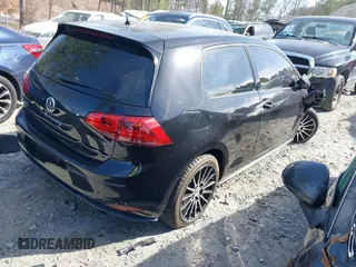 2015 Volkswagen Golf GTI S with VIN 3VWTT7AU5FM071860, listed as a IAAI auction lot 41752230 with 136,199 mi miles. Bid and sale history available at carsss.com. Image 4.