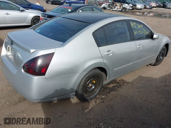 2004 Nissan Maxima SL with VIN 1N4BA41E54C833827, listed as a IAAI auction lot 41910331 with Not Provided miles and . Bid and sale history available at DreamBid. Image 4.