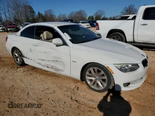 2011 BMW 3 Series 328i with VIN WBADW3C58BE539736, listed as a Copart auction lot 83944434 with 122,844 mi miles and Salvage Title. Bid and sale history available at carsss.com. Image 4.