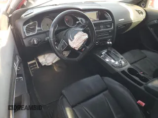 2014 Audi S5 Premium Plus with VIN WAUCGAFRXEA066977, listed as a Copart auction lot 46755005 with 157,635 mi miles and Salvage Title. Bid and sale history available at carsss.com. Image 8.