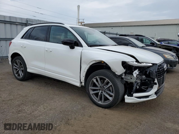 2022 Audi Q3 Premium z VIN WA1AECF3XN1111174, wystawiony jako Copart lot #54718895 z przebiegiem 48 291 mil mil oraz Szkoda całkowita • Salvage title. Historia ofert i sprzedaży dostępna na DreamBid. Obrazek 4.