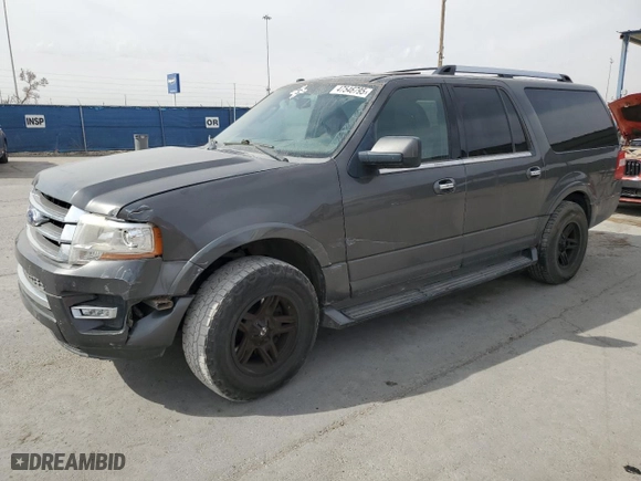 2017 Ford Expedition EL Limited with VIN 1FMJK1KT1HEA07545, listed as a Copart auction lot 47546795 with 146,280 mi miles and Salvage Title. Bid and sale history available at carsss.com. Image 1.